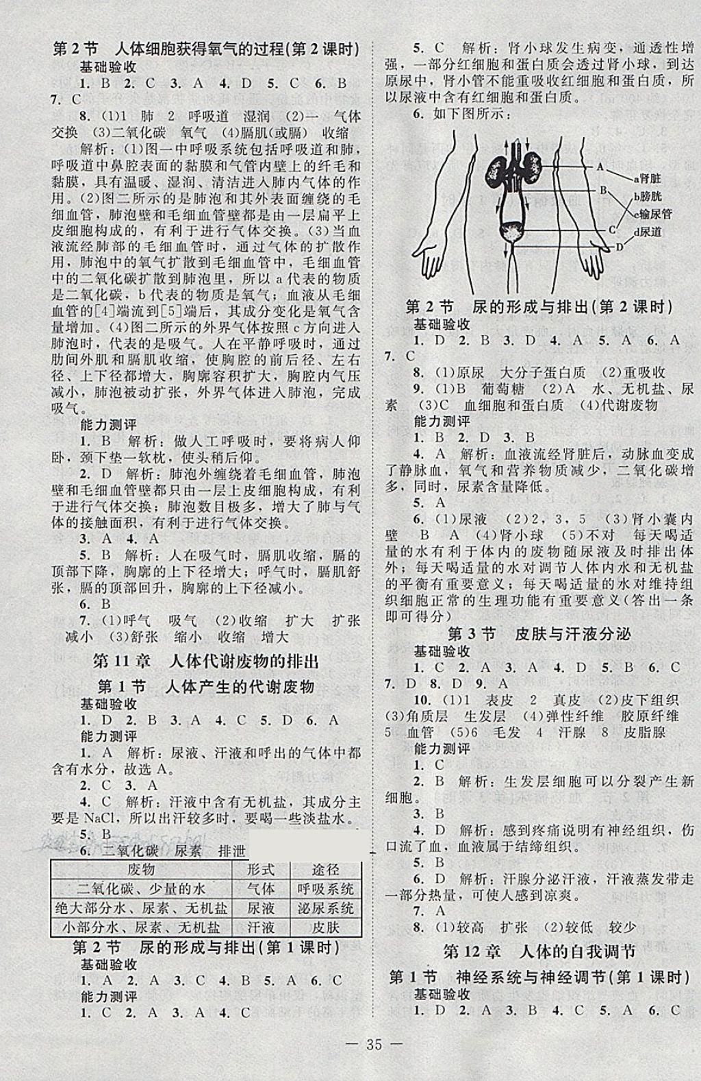 2018年課堂精練七年級(jí)生物下冊(cè)北師大版 第3頁