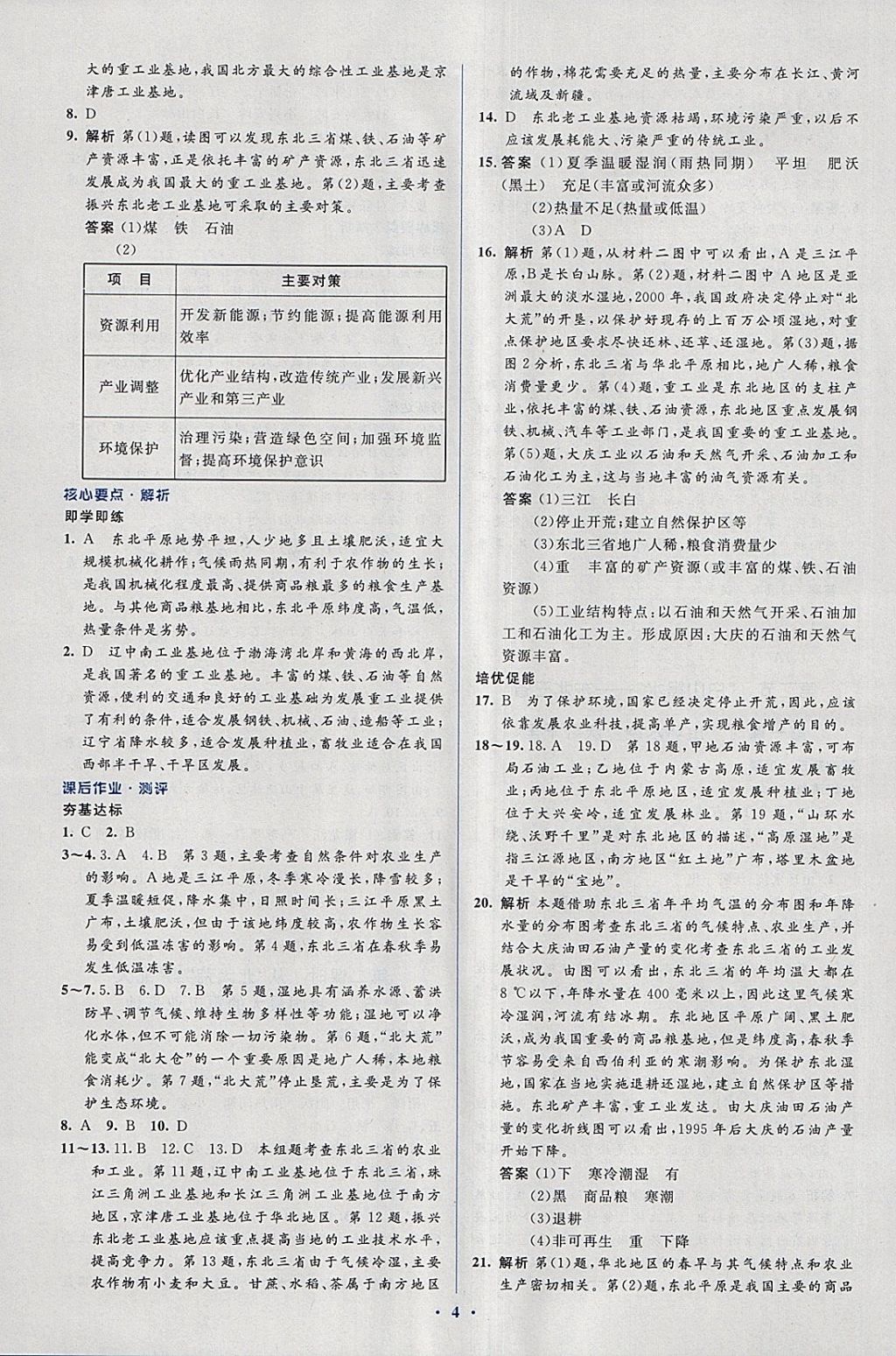 2018年人教金学典同步解析与测评学考练八年级地理下册人教版 第8页