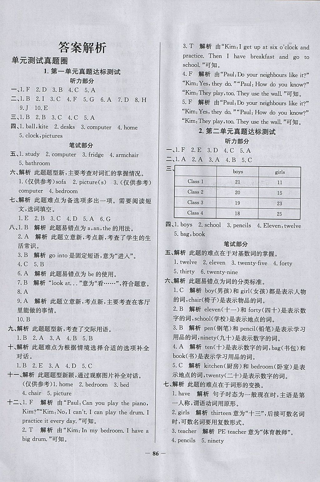 2018年真題圈天津市小學(xué)考試真卷三步練四年級(jí)英語(yǔ)下冊(cè) 參考答案第6頁(yè)