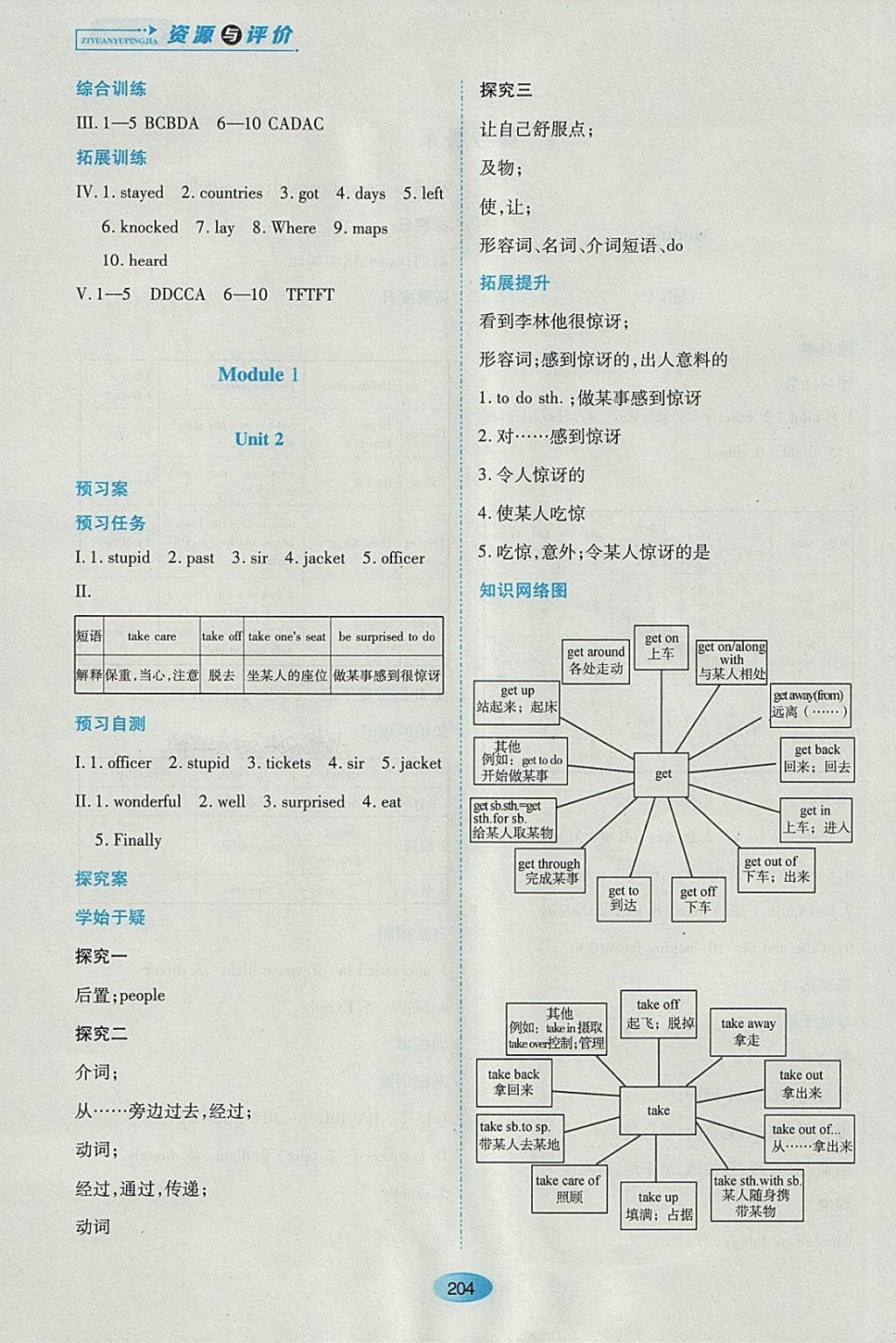 2018年資源與評價九年級英語下冊外研版 參考答案第2頁