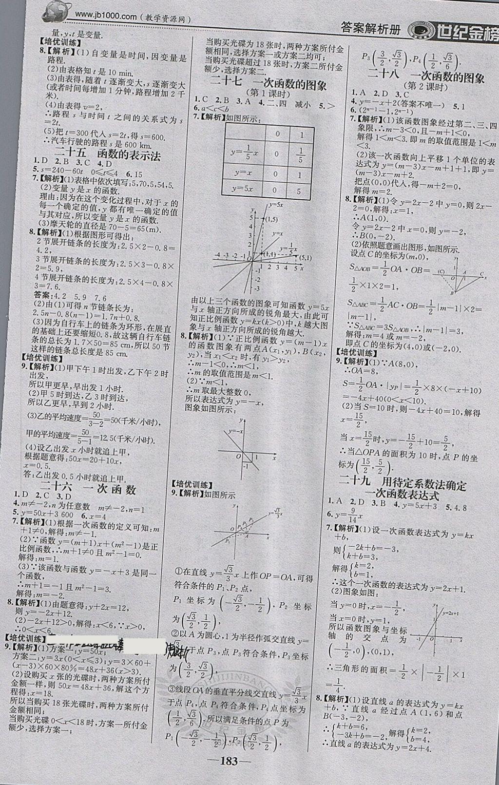 2018年世紀(jì)金榜金榜學(xué)案八年級(jí)數(shù)學(xué)下冊(cè)湘教版 參考答案第20頁(yè)