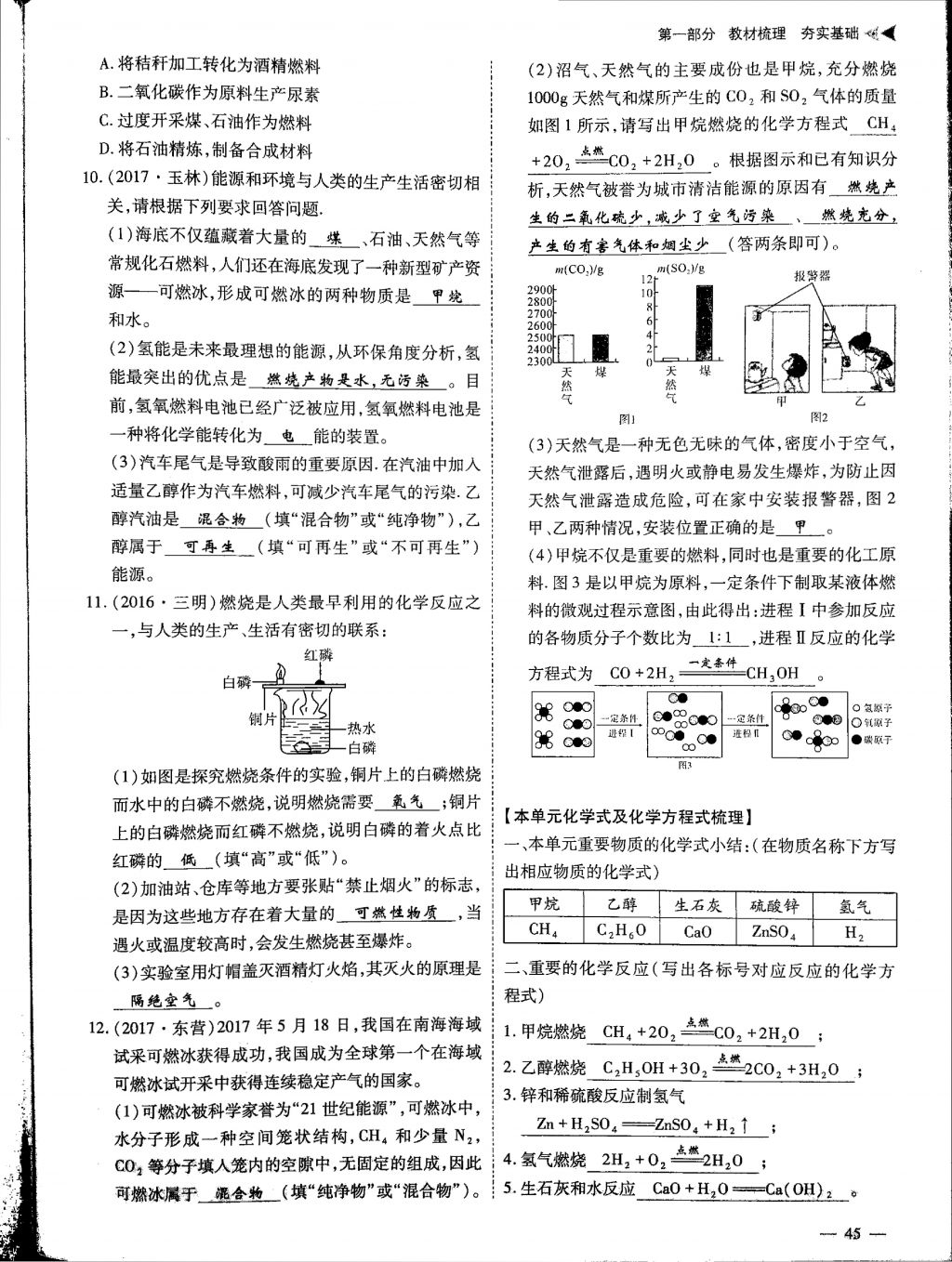 2018年蓉城優(yōu)課堂給力A加九年級化學(xué)中考復(fù)習(xí) 第1頁