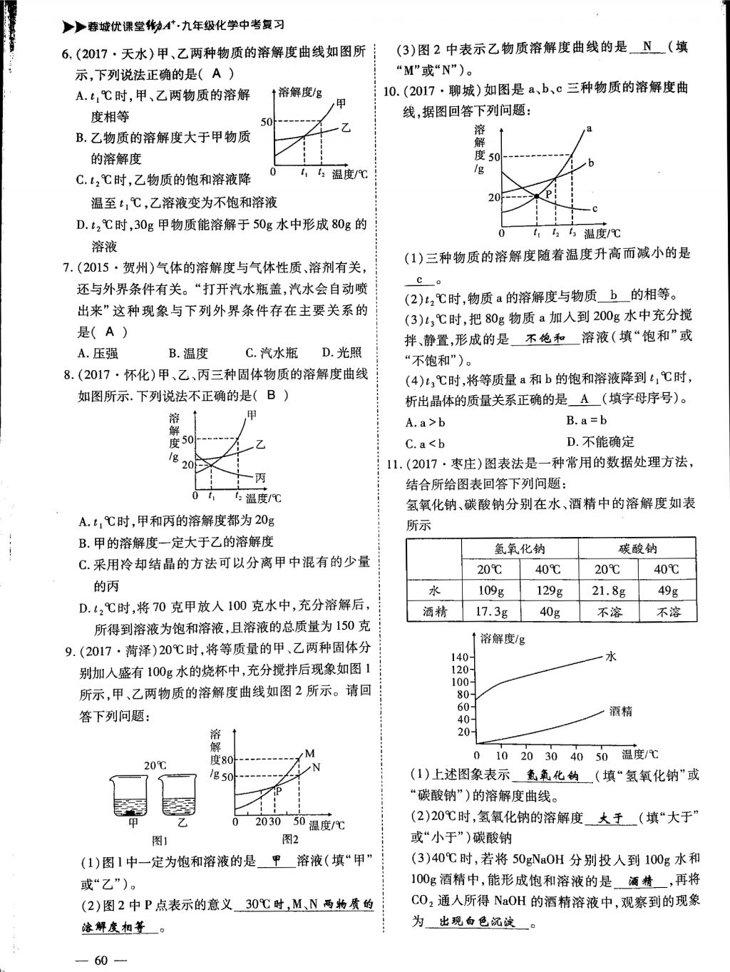 2018年蓉城優(yōu)課堂給力A加九年級(jí)化學(xué)中考復(fù)習(xí) 第16頁(yè)