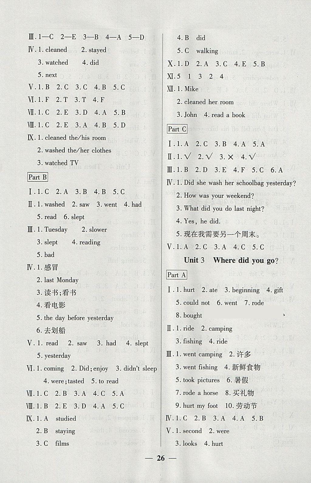 2018年激活思維智能訓(xùn)練六年級(jí)英語(yǔ)下冊(cè)人教版 參考答案第2頁(yè)