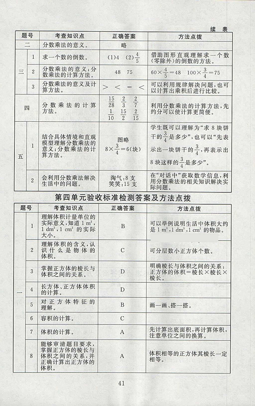 2018年海淀名師伴你學(xué)同步學(xué)練測(cè)五年級(jí)數(shù)學(xué)下冊(cè)北師大版 參考答案第9頁(yè)