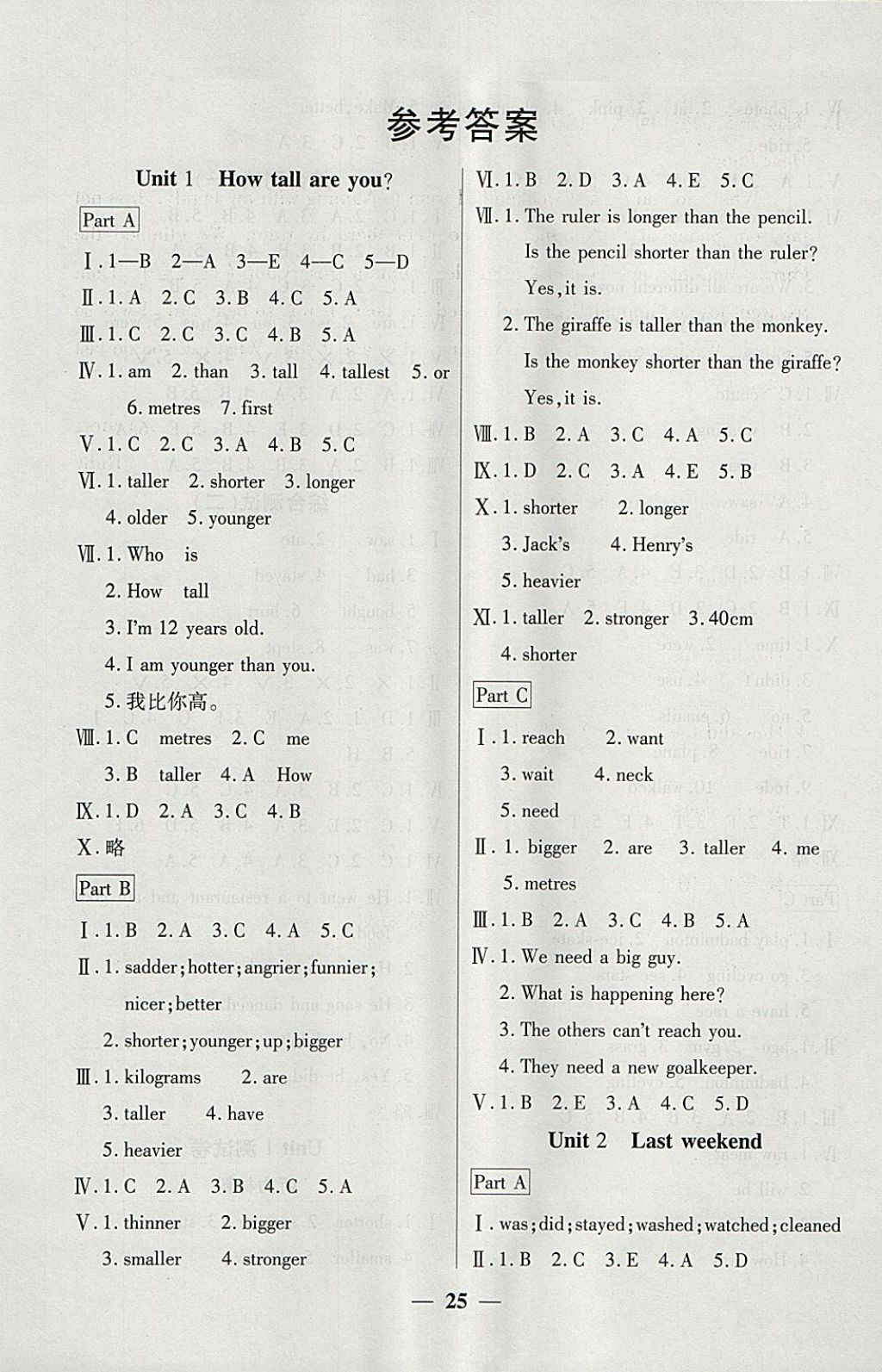 2018年激活思維智能訓(xùn)練六年級(jí)英語(yǔ)下冊(cè)人教版 參考答案第1頁(yè)