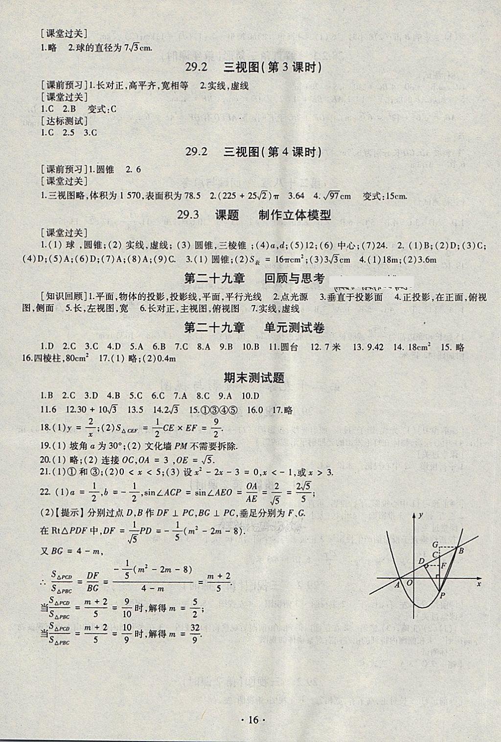 2017年同步學(xué)習(xí)九年級(jí)數(shù)學(xué)全一冊(cè) 第16頁(yè)