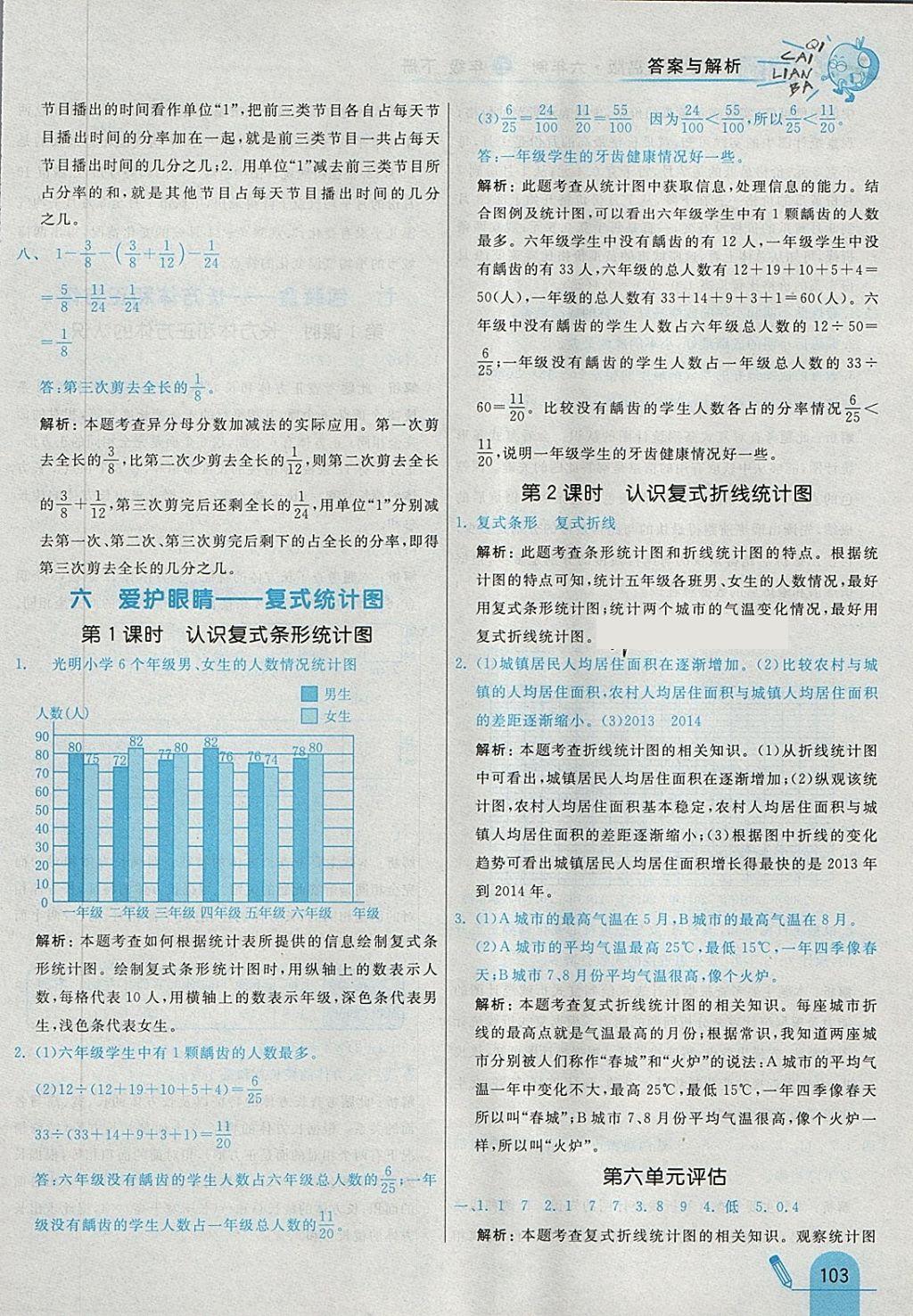 2018年七彩練霸五年級數(shù)學下冊青島版六年制 第31頁