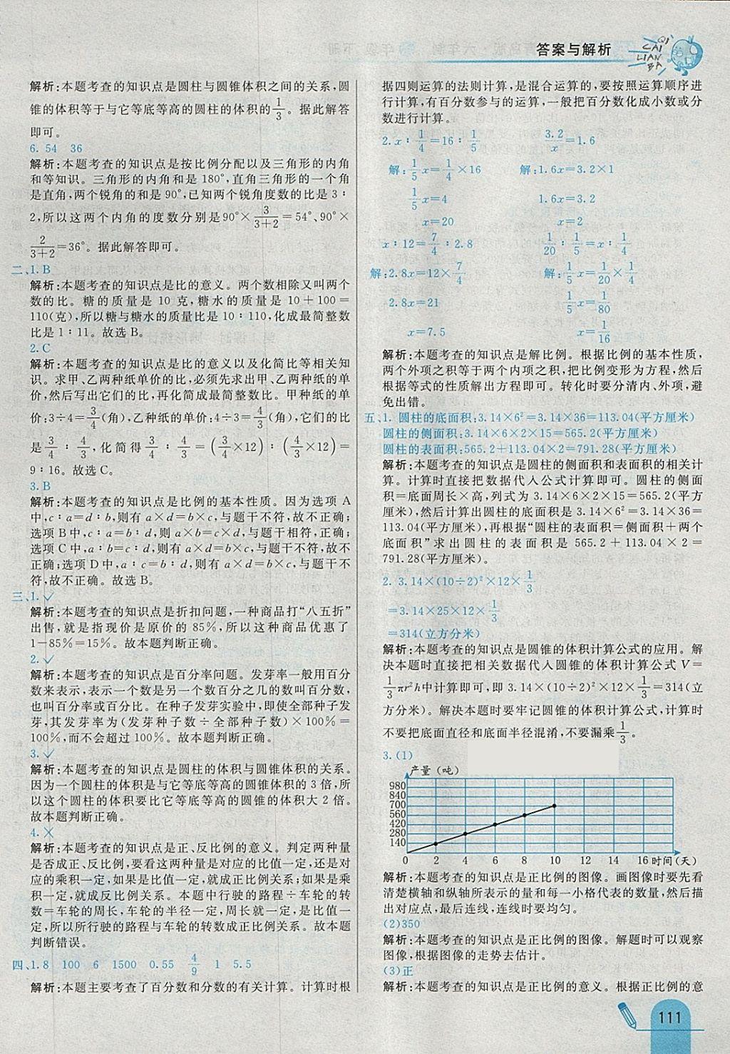 2018年七彩練霸六年級(jí)數(shù)學(xué)下冊(cè)青島版六年制 第23頁(yè)