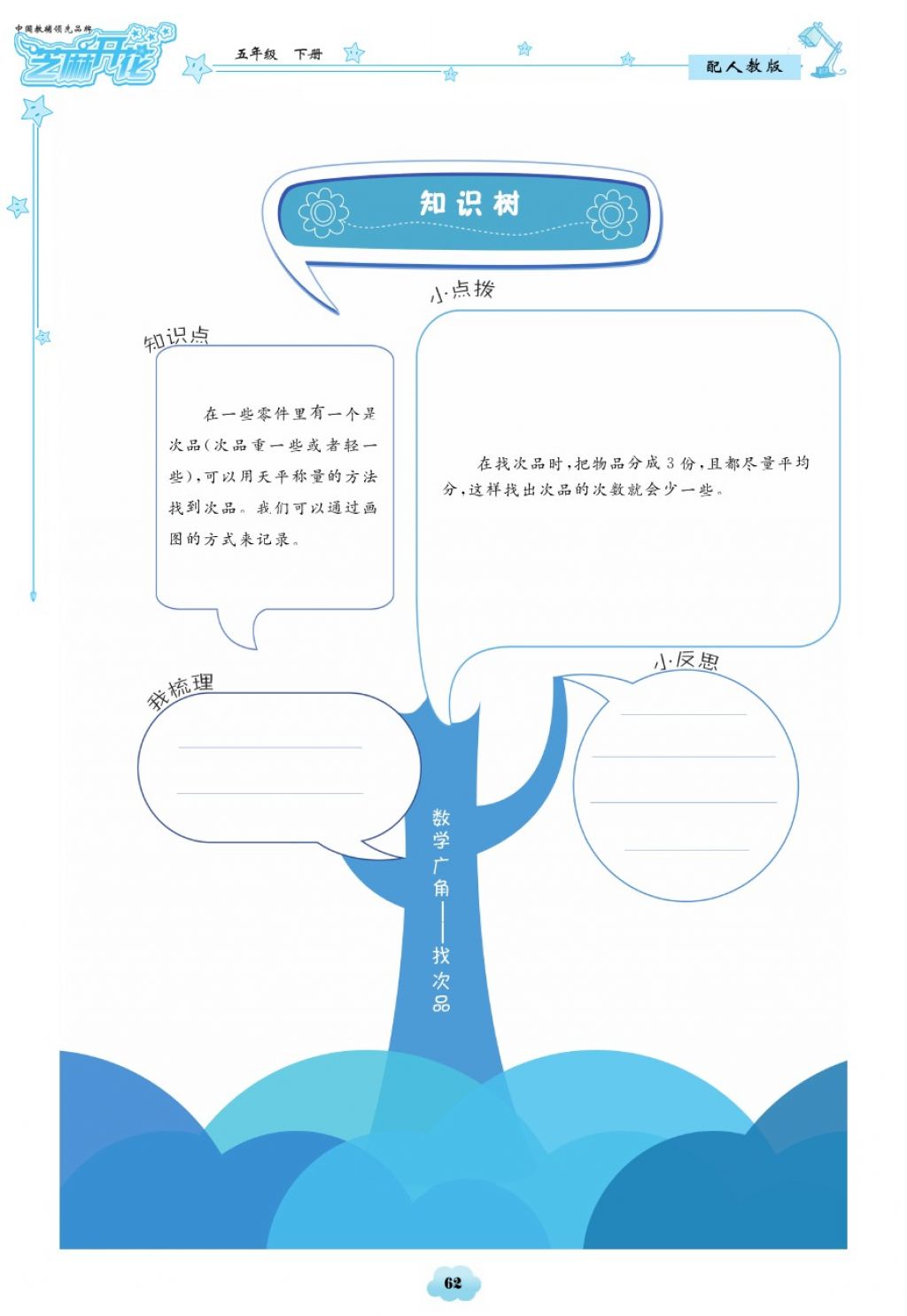 2018年領(lǐng)航新課標(biāo)練習(xí)冊五年級數(shù)學(xué)下冊人教版 第62頁