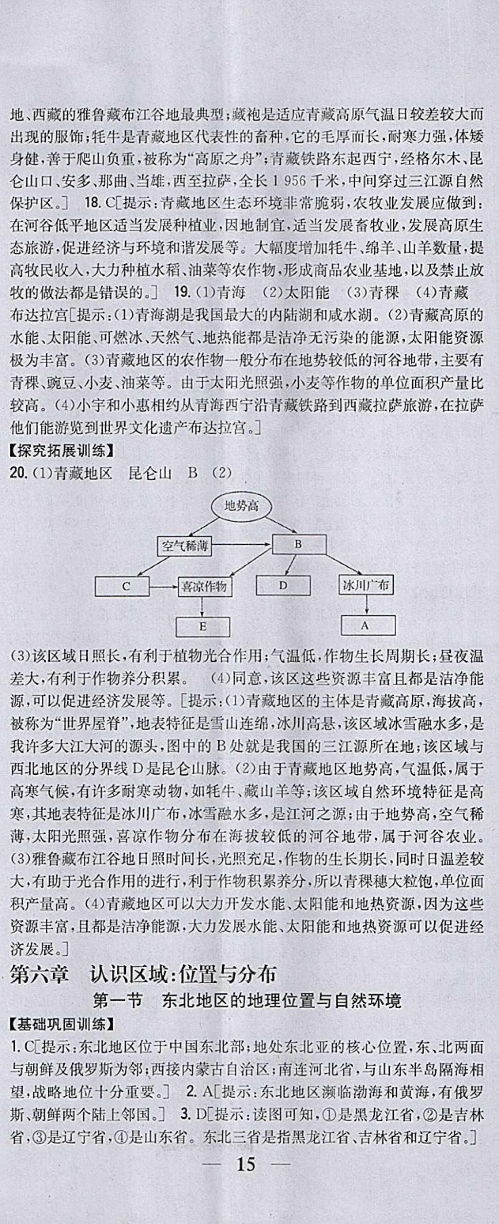 2018年全科王同步課時(shí)練習(xí)八年級(jí)地理下冊(cè)湘教版 第8頁(yè)