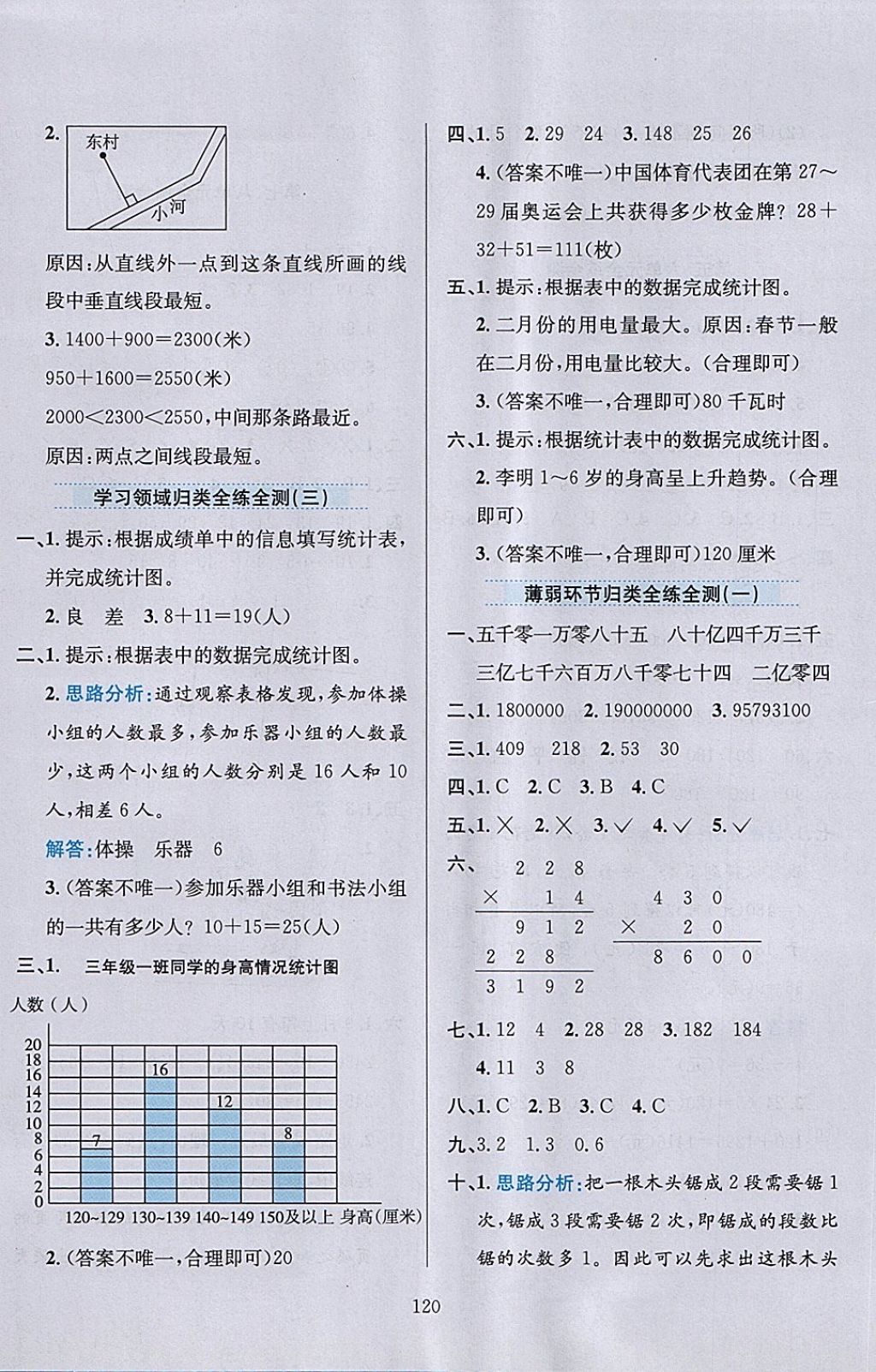 2018年小學(xué)教材全練三年級數(shù)學(xué)下冊青島版五四制 第20頁