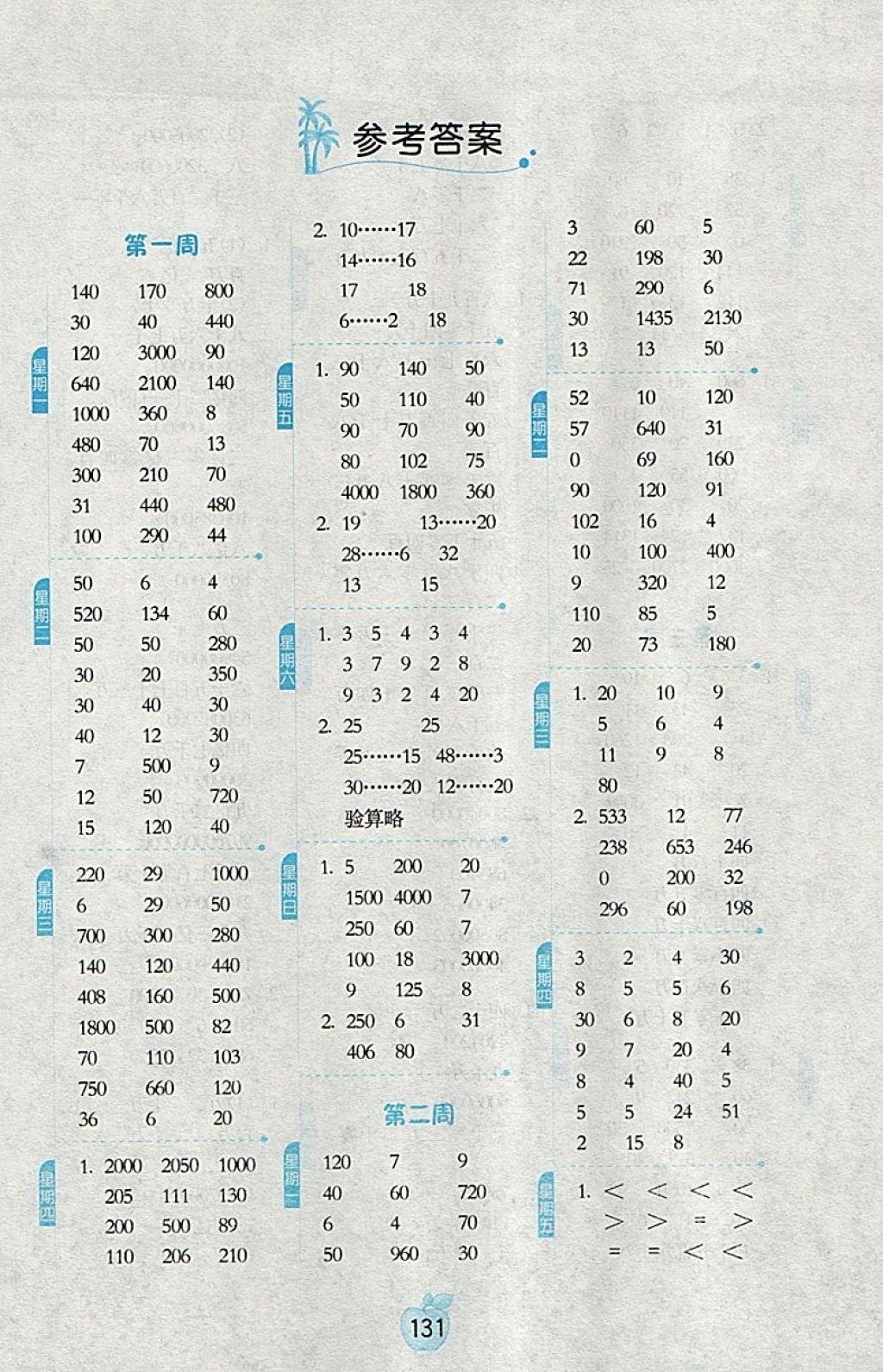 2018年小学数学计算高手四年级下册江苏版 第1页