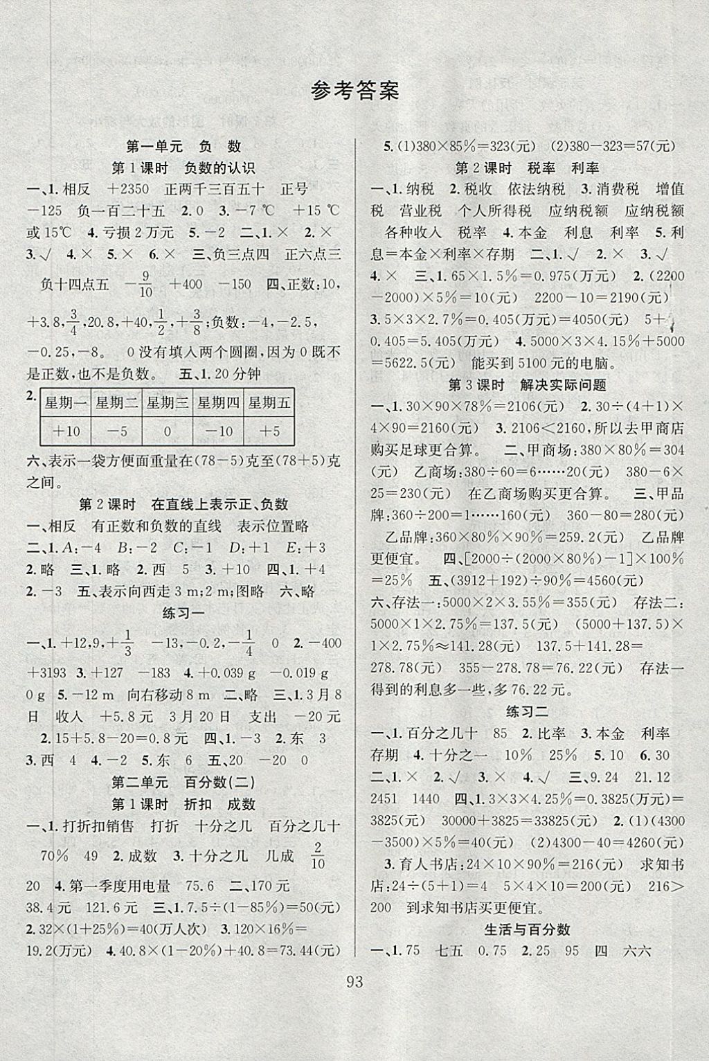 2018年陽(yáng)光課堂課時(shí)作業(yè)六年級(jí)數(shù)學(xué)下冊(cè)人教版 第1頁(yè)