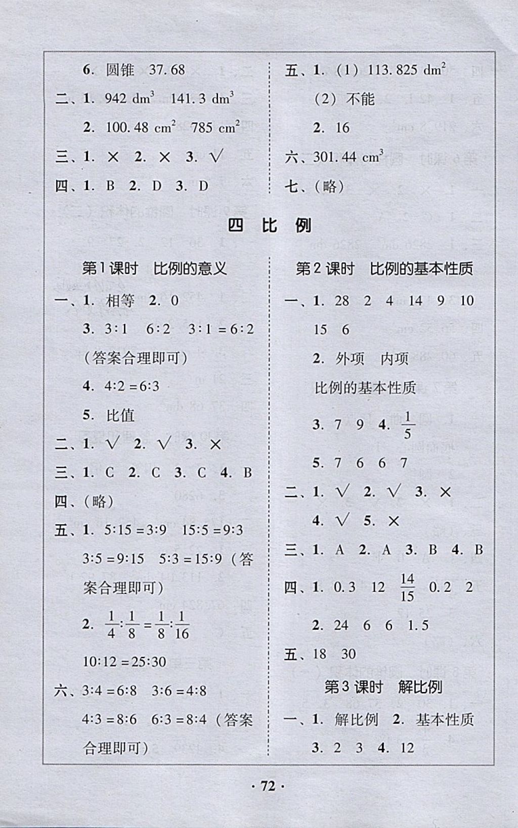 2018年家校導(dǎo)學(xué)六年級(jí)數(shù)學(xué)下冊(cè) 第16頁