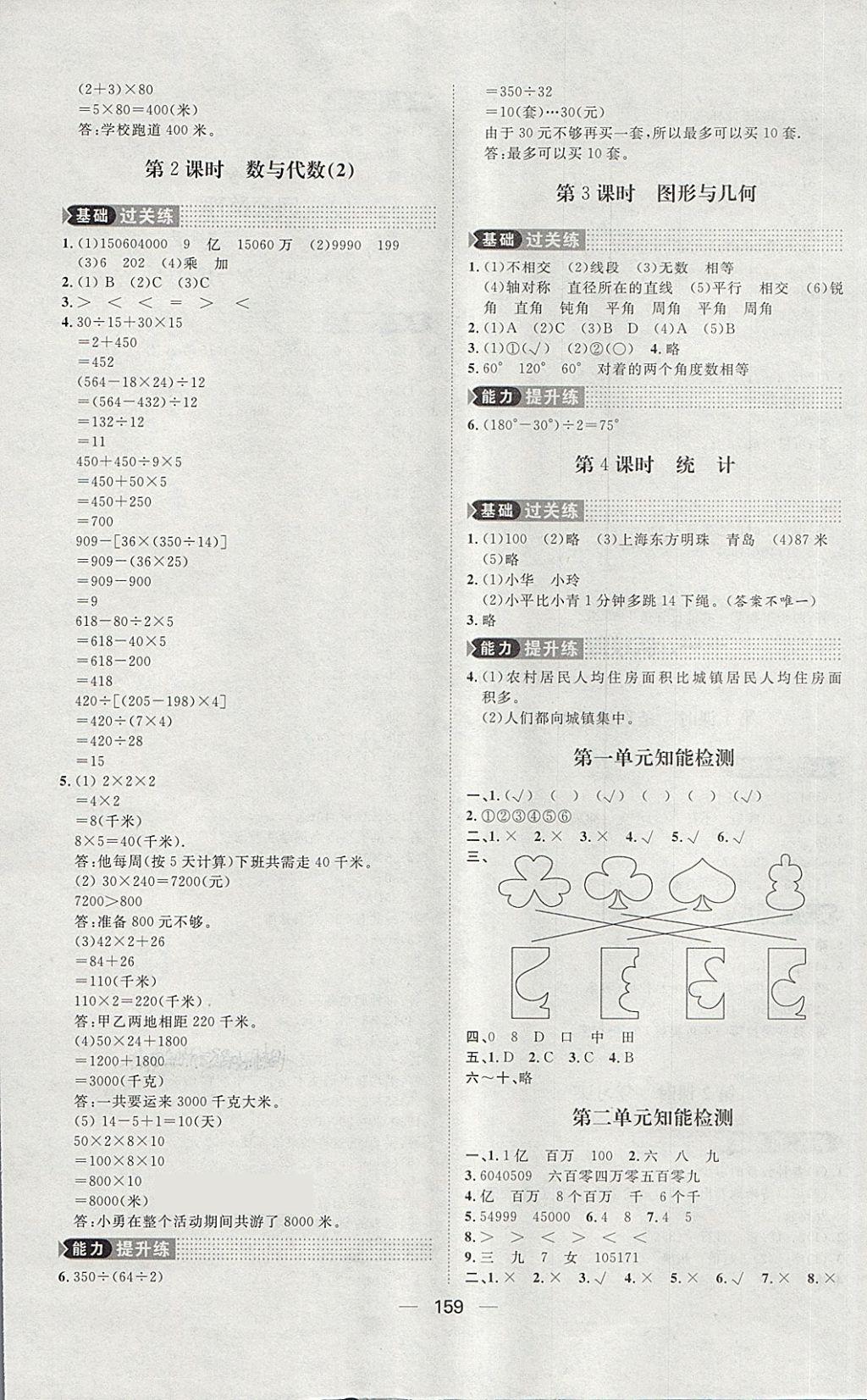 2018年練出好成績三年級數學下冊青島版五四專版 第15頁