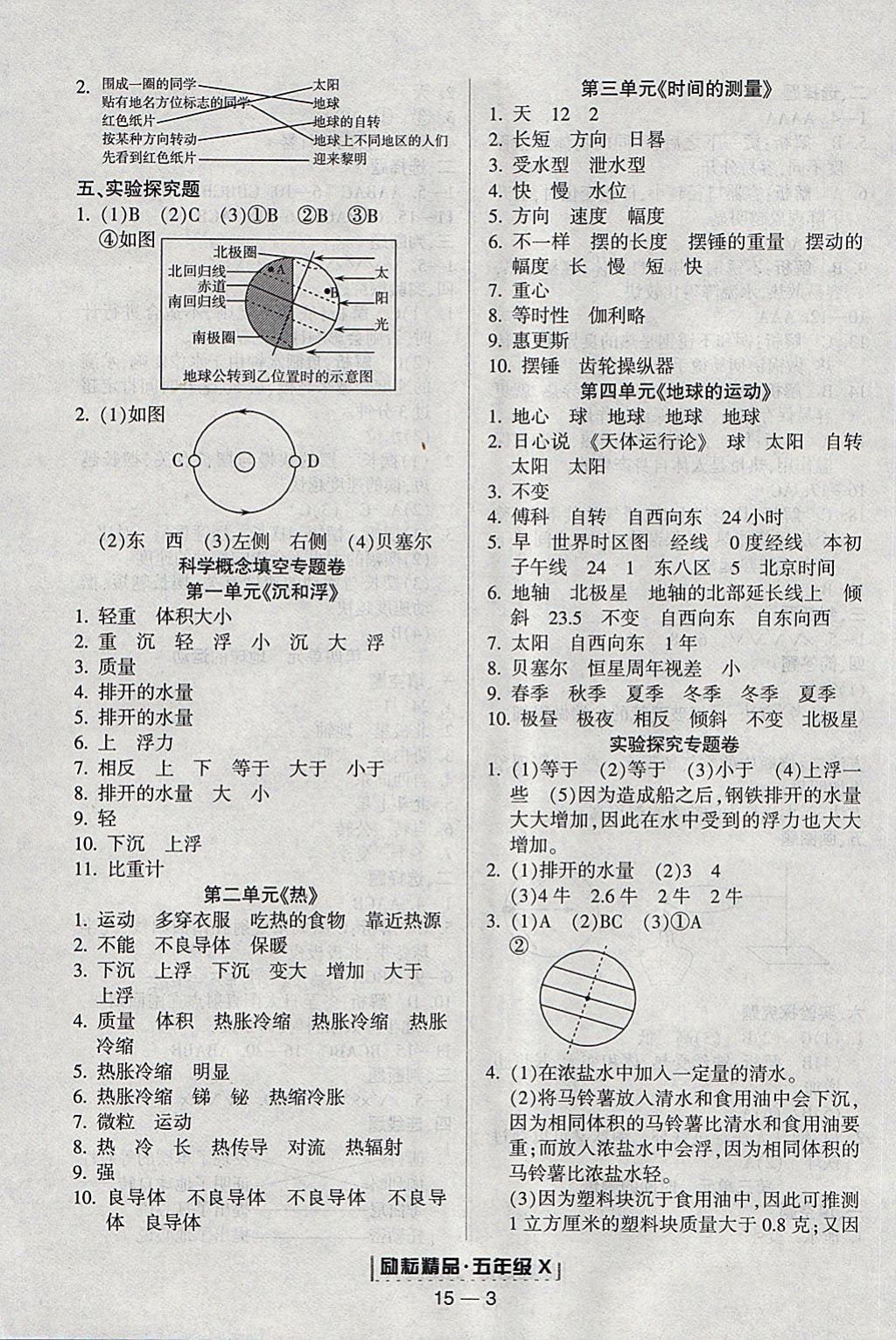 2018年励耘书业浙江期末五年级科学下册教科版 第3页