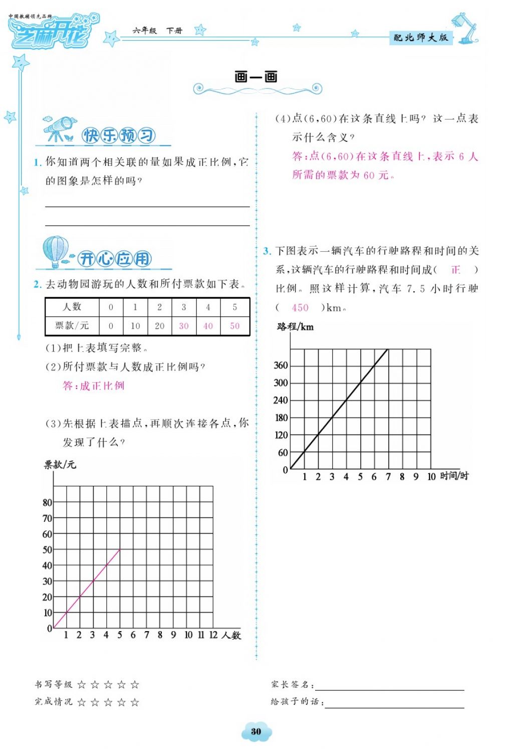 2018年領(lǐng)航新課標(biāo)練習(xí)冊六年級數(shù)學(xué)下冊北師大版 第30頁