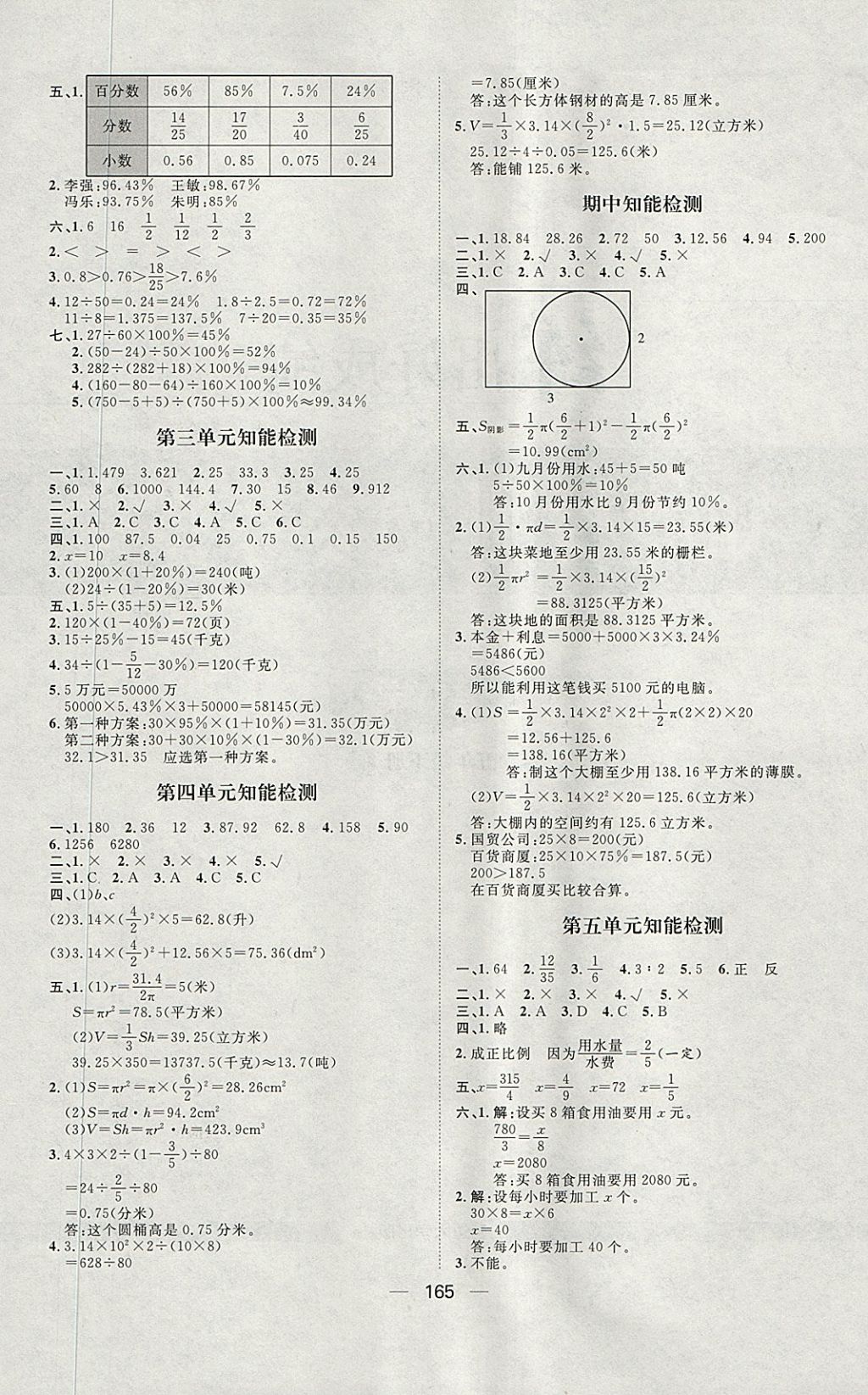 2018年練出好成績(jī)五年級(jí)數(shù)學(xué)下冊(cè)青島版五四專(zhuān)版 第17頁(yè)