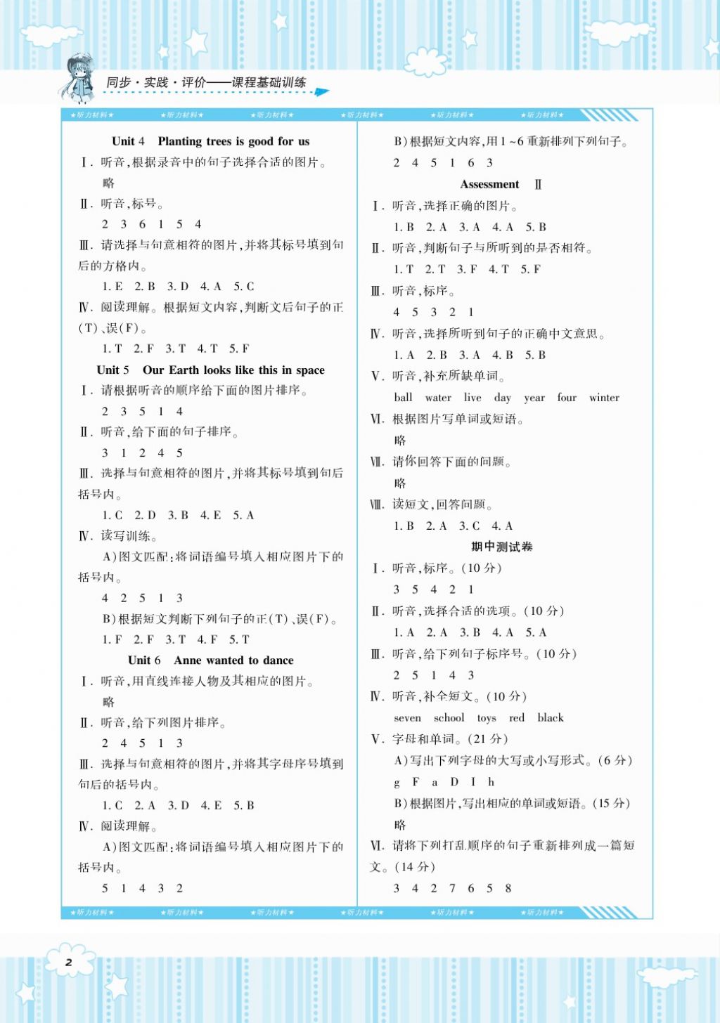 2018年課程基礎(chǔ)訓(xùn)練六年級(jí)英語(yǔ)下冊(cè)湘少版湖南少年兒童出版社 第2頁(yè)