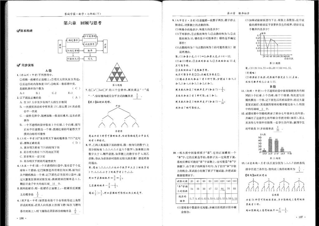 2018年蓉城學(xué)霸七年級(jí)數(shù)學(xué)下冊(cè)北師大版 第69頁