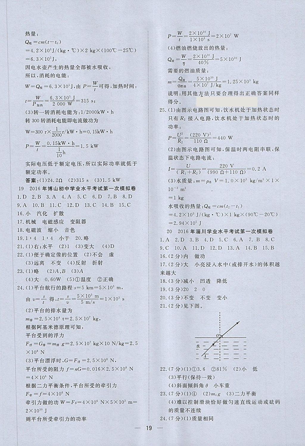 2018年中考321物理 第19頁(yè)
