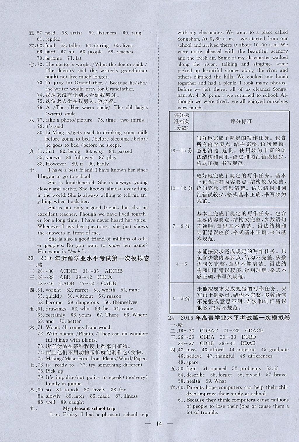 2018年中考321英語(yǔ) 第14頁(yè)