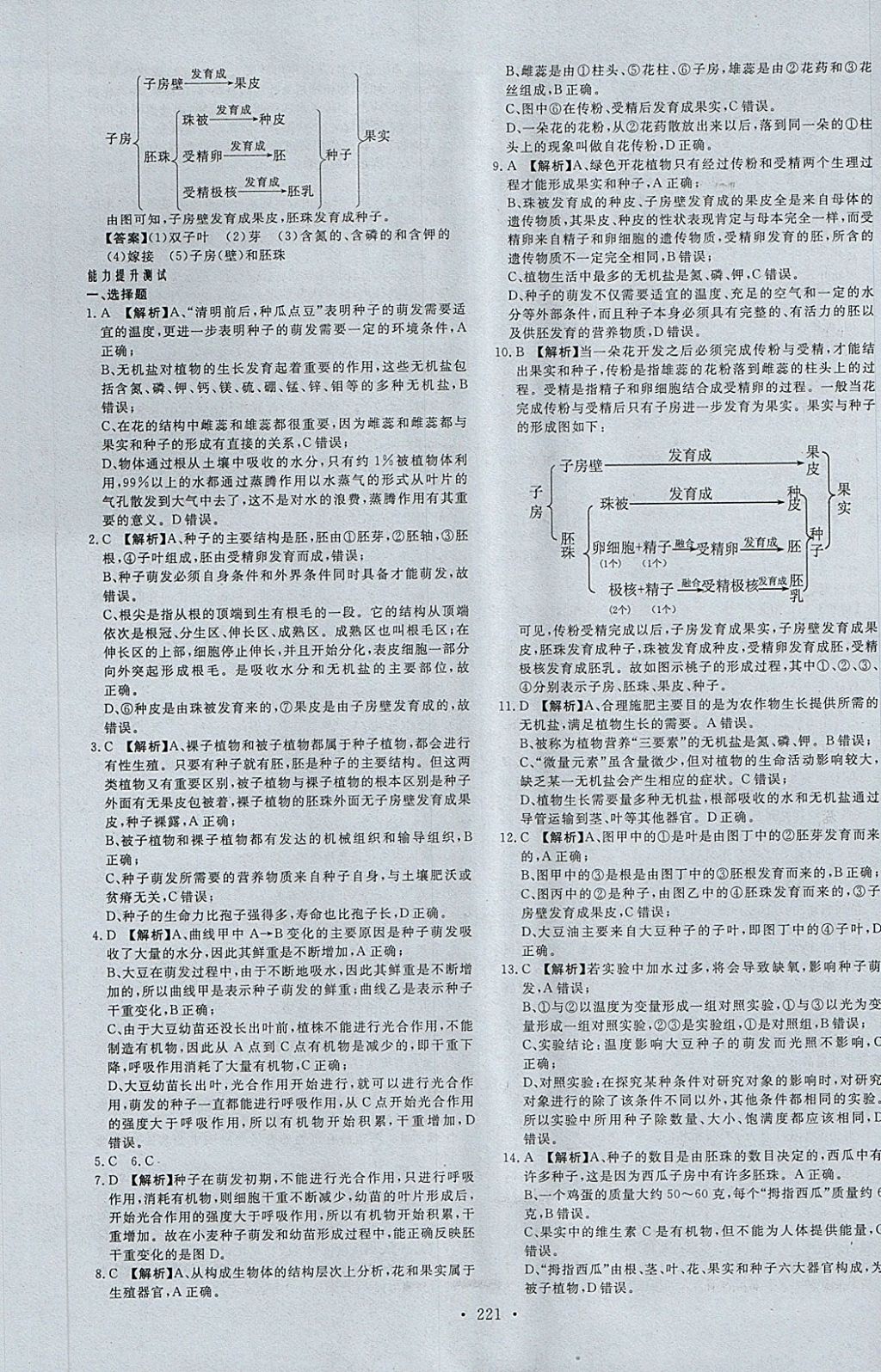 2018年天梯中考全程總復(fù)習(xí)生物五四專版 第13頁