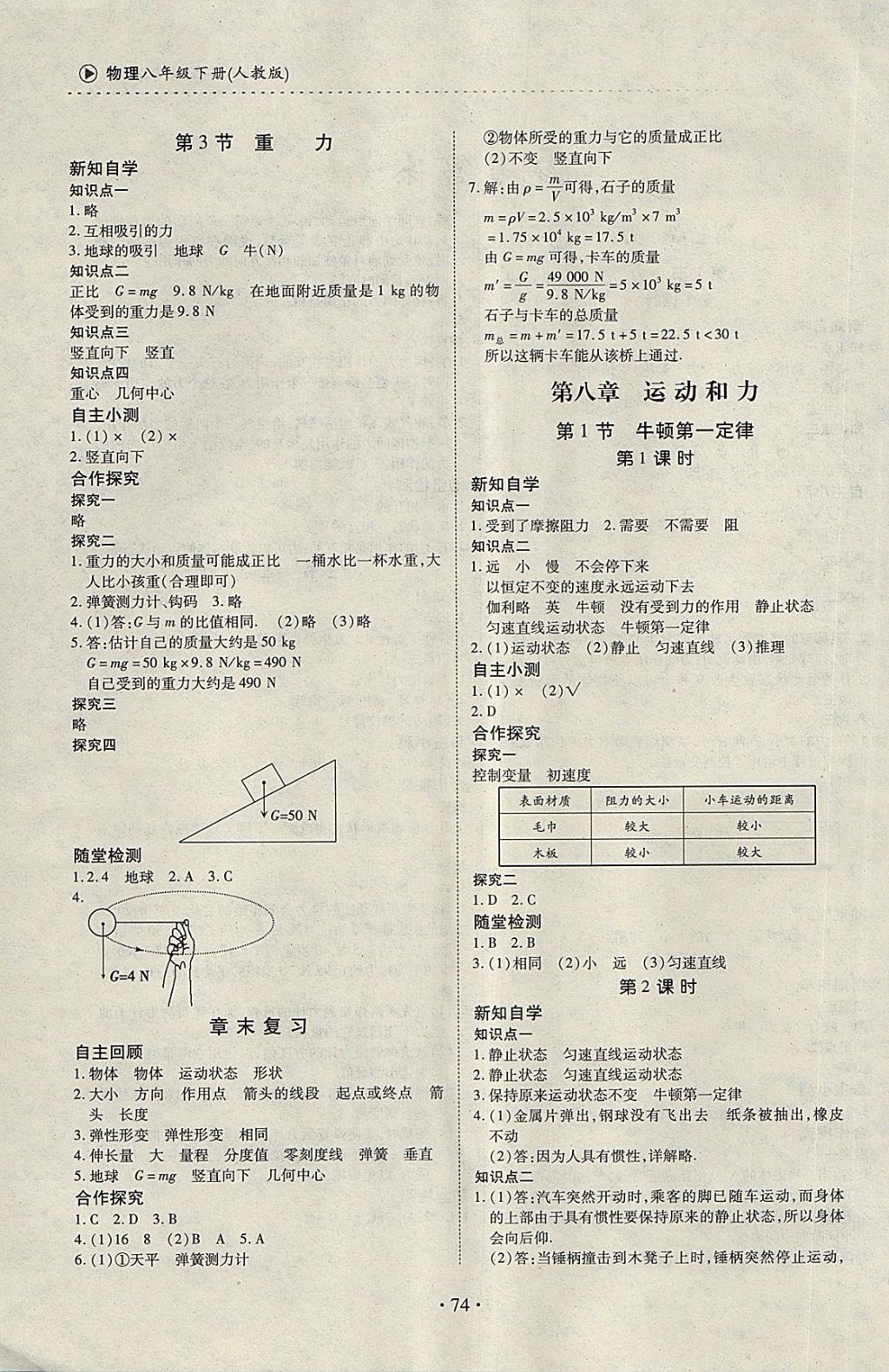 2018年一課一案創(chuàng)新導學八年級物理下冊人教版 第2頁