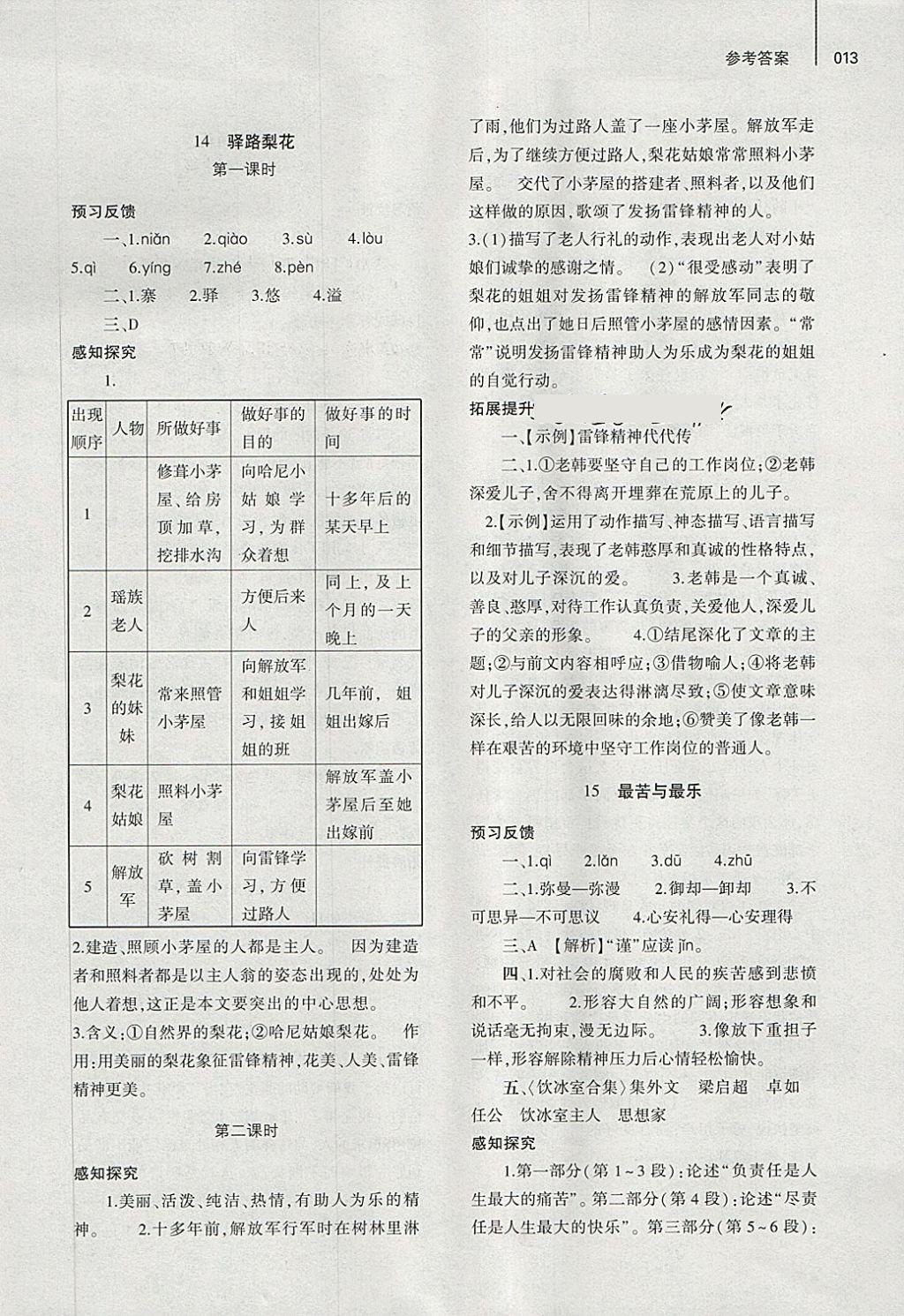 2018年基礎(chǔ)訓(xùn)練七年級(jí)語文下冊(cè)人教版僅限河南省使用大象出版社 第20頁