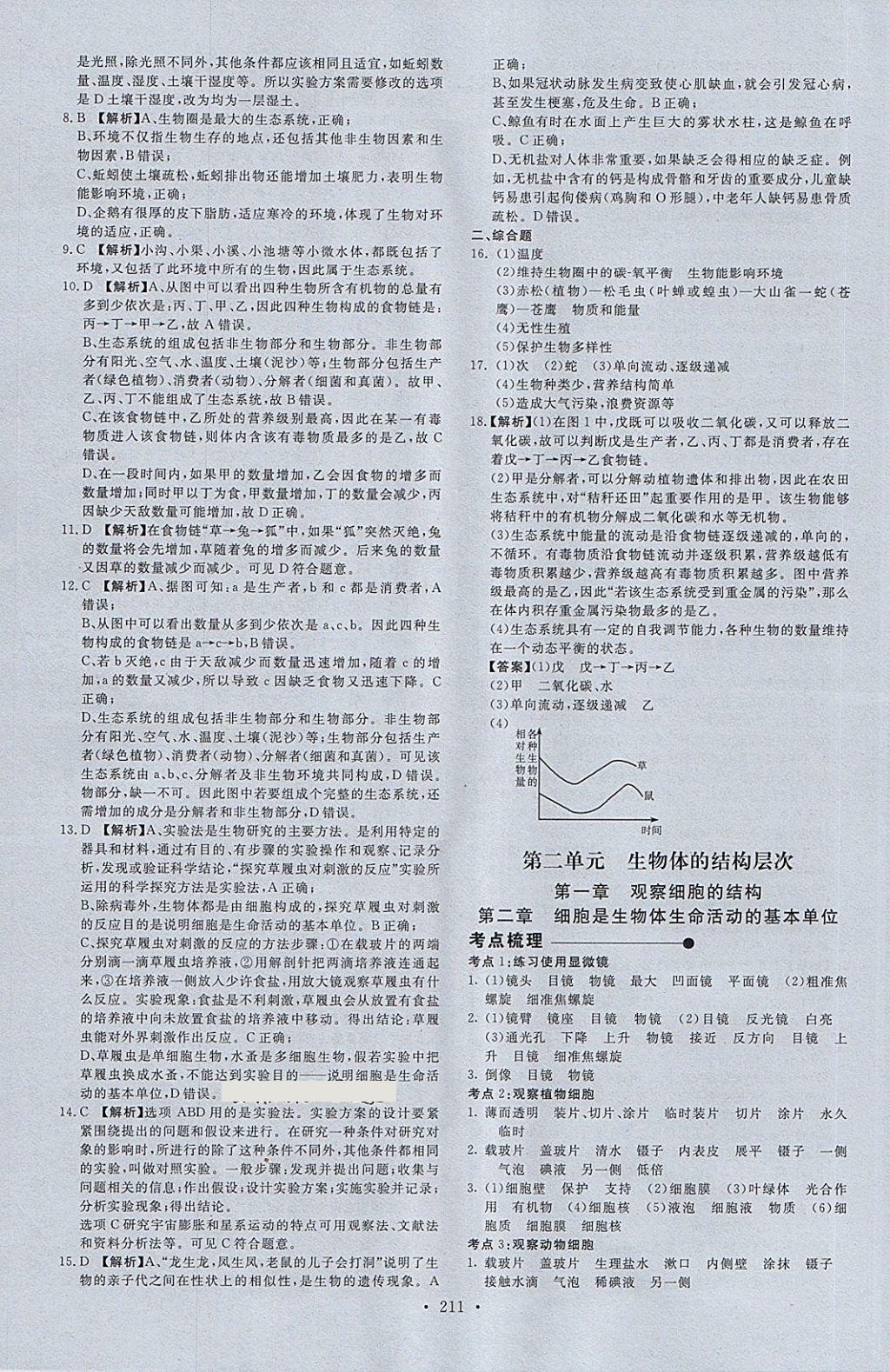 2018年天梯中考全程總復(fù)習(xí)生物五四專版 第3頁