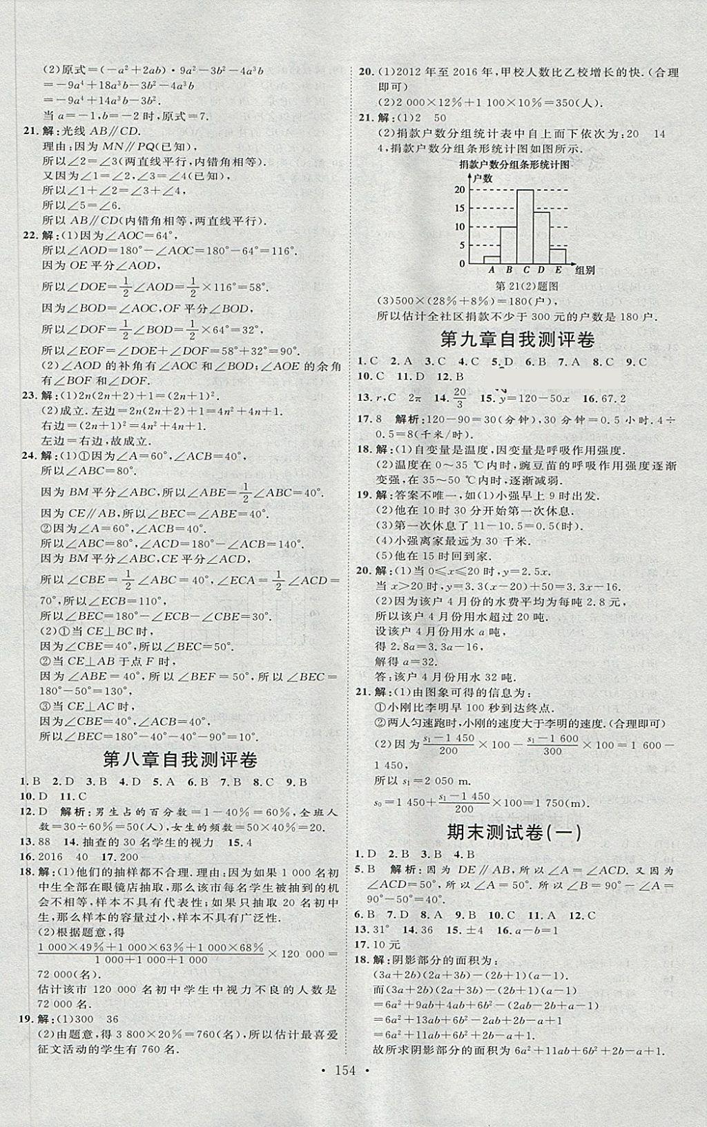 2018年优加学案课时通六年级数学下册O 第22页