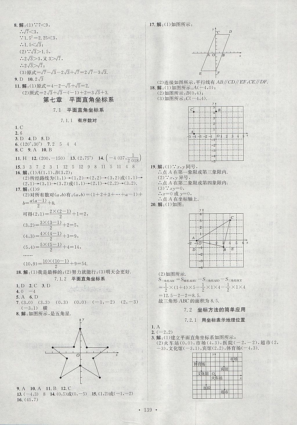 2018年思路教練同步課時(shí)作業(yè)七年級(jí)數(shù)學(xué)下冊(cè)人教版 第7頁(yè)