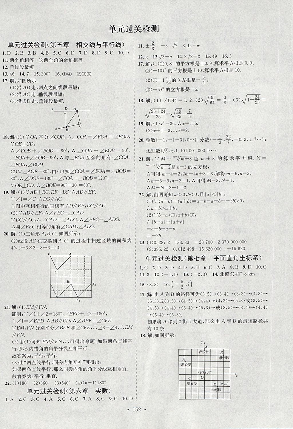 2018年思路教練同步課時作業(yè)七年級數(shù)學(xué)下冊人教版 第20頁