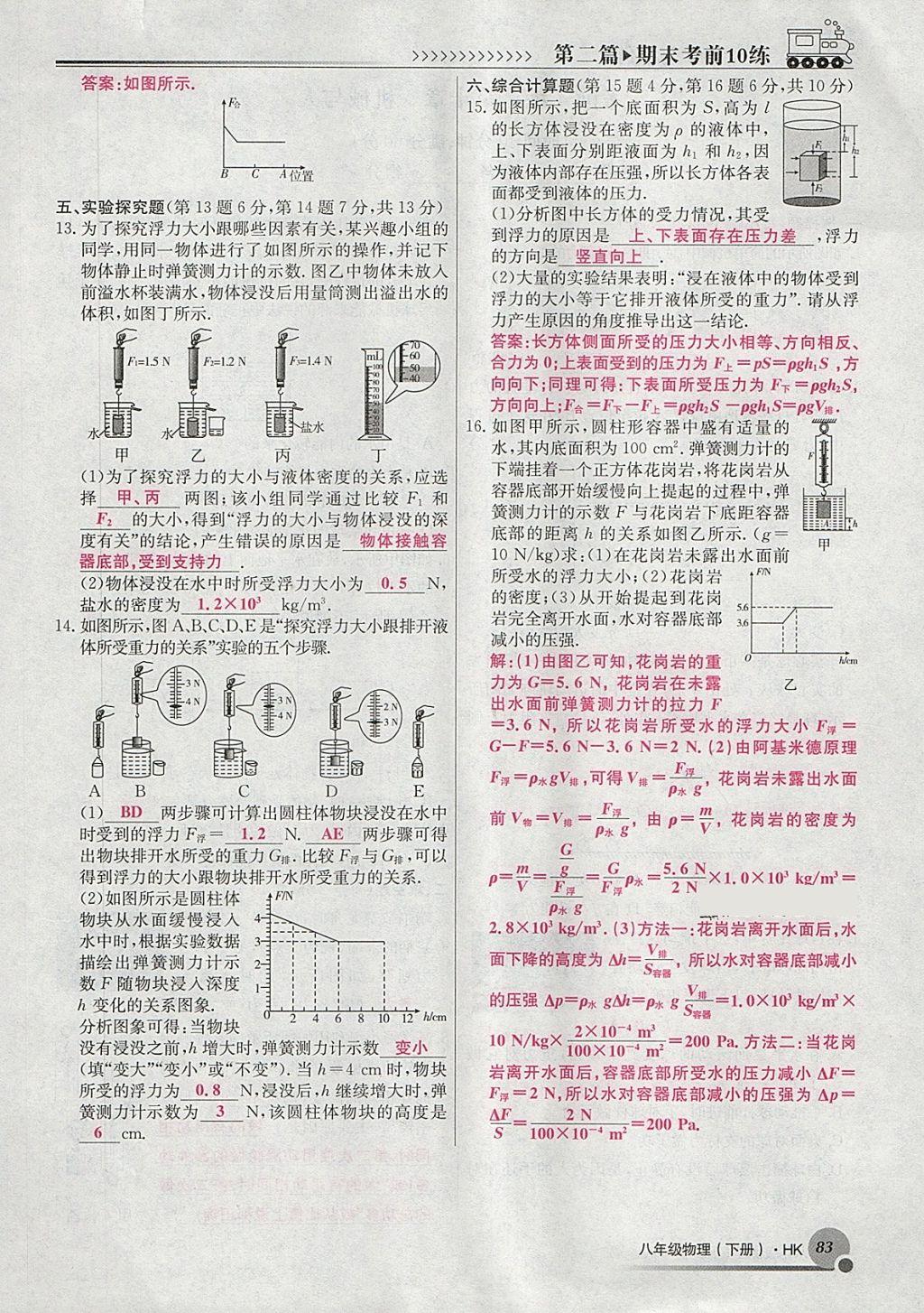 2018年導(dǎo)學(xué)與演練八年級物理下冊滬科版貴陽專版 第7頁