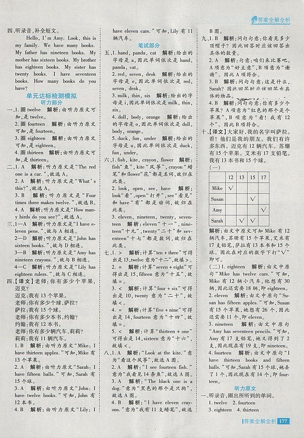 2018年考點(diǎn)集訓(xùn)與滿分備考三年級(jí)英語(yǔ)下冊(cè) 第33頁(yè)