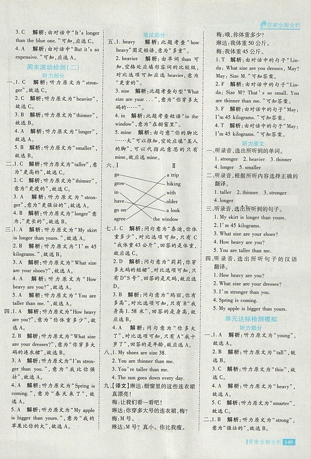 2018年考點(diǎn)集訓(xùn)與滿分備考六年級(jí)英語(yǔ)下冊(cè) 第5頁(yè)