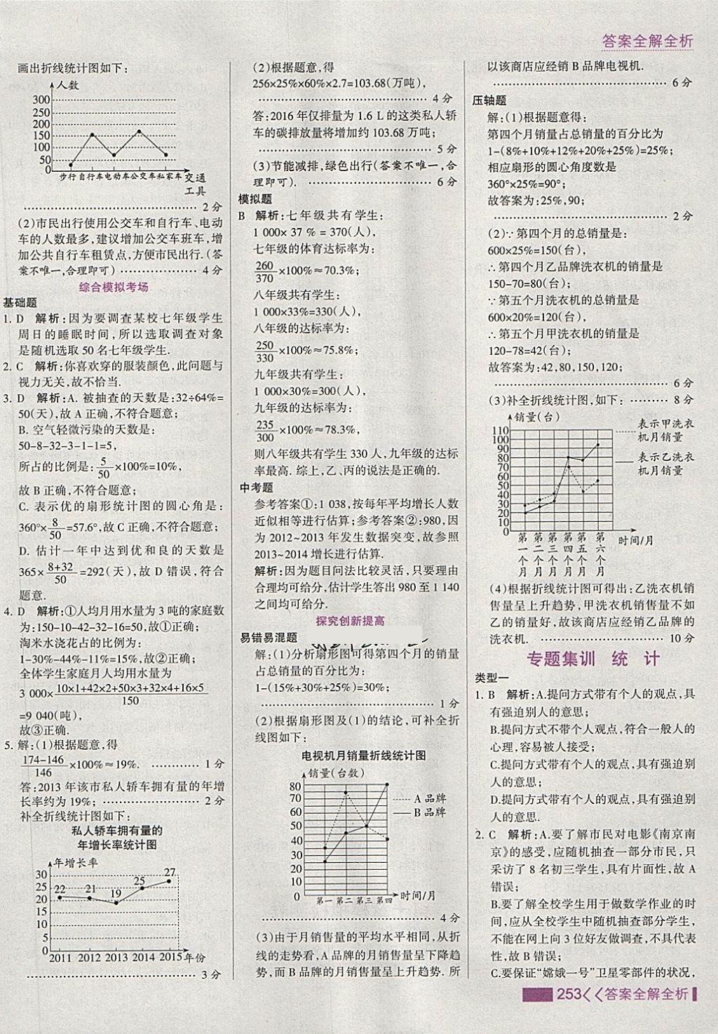 2018年考點(diǎn)集訓(xùn)與滿分備考七年級(jí)數(shù)學(xué)下冊(cè) 第61頁(yè)