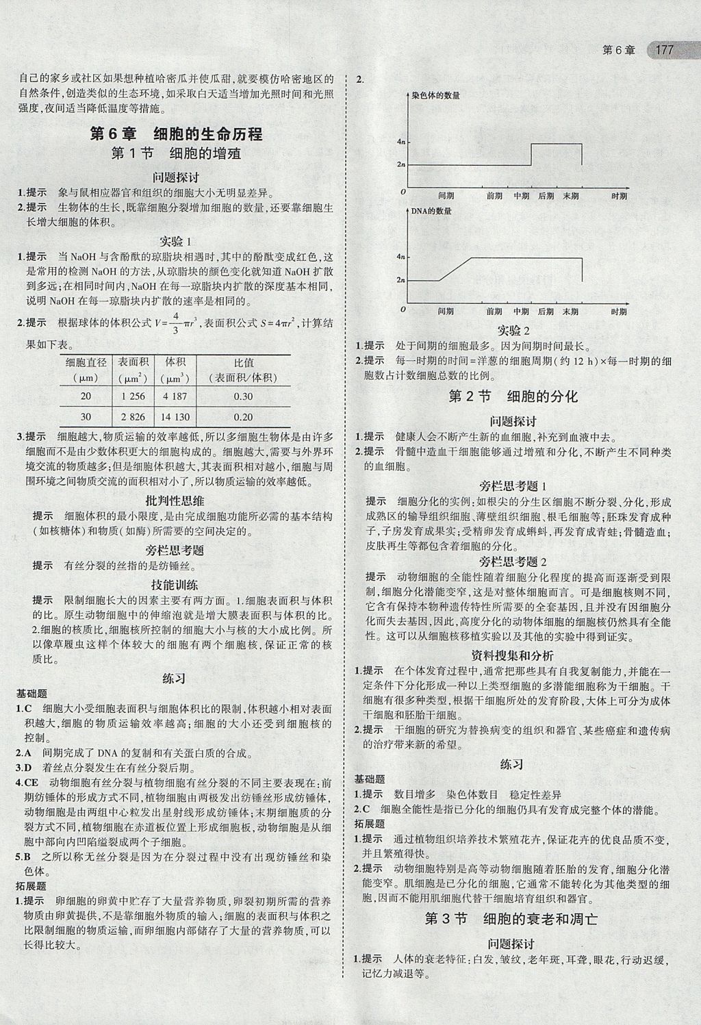 2018年课本人教版高中生物必修1 第11页