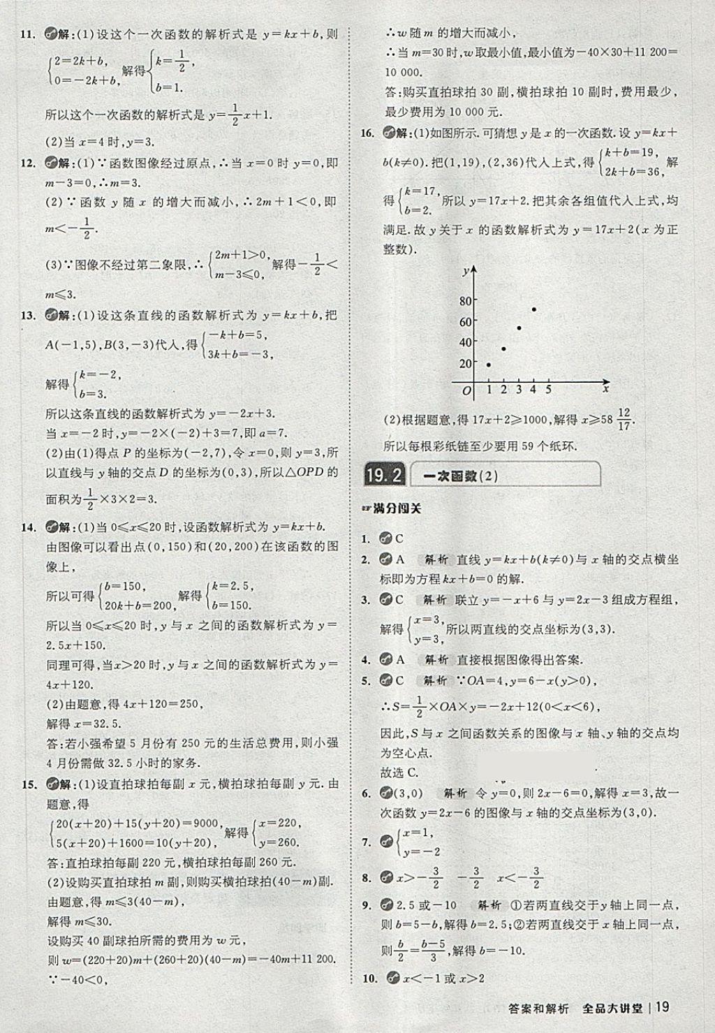 2018年全品大講堂初中數(shù)學(xué)八年級下冊人教版 第19頁