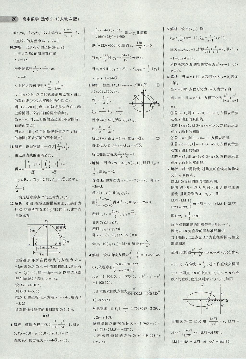 2018年课本人教A版高中数学选修2-1 第10页