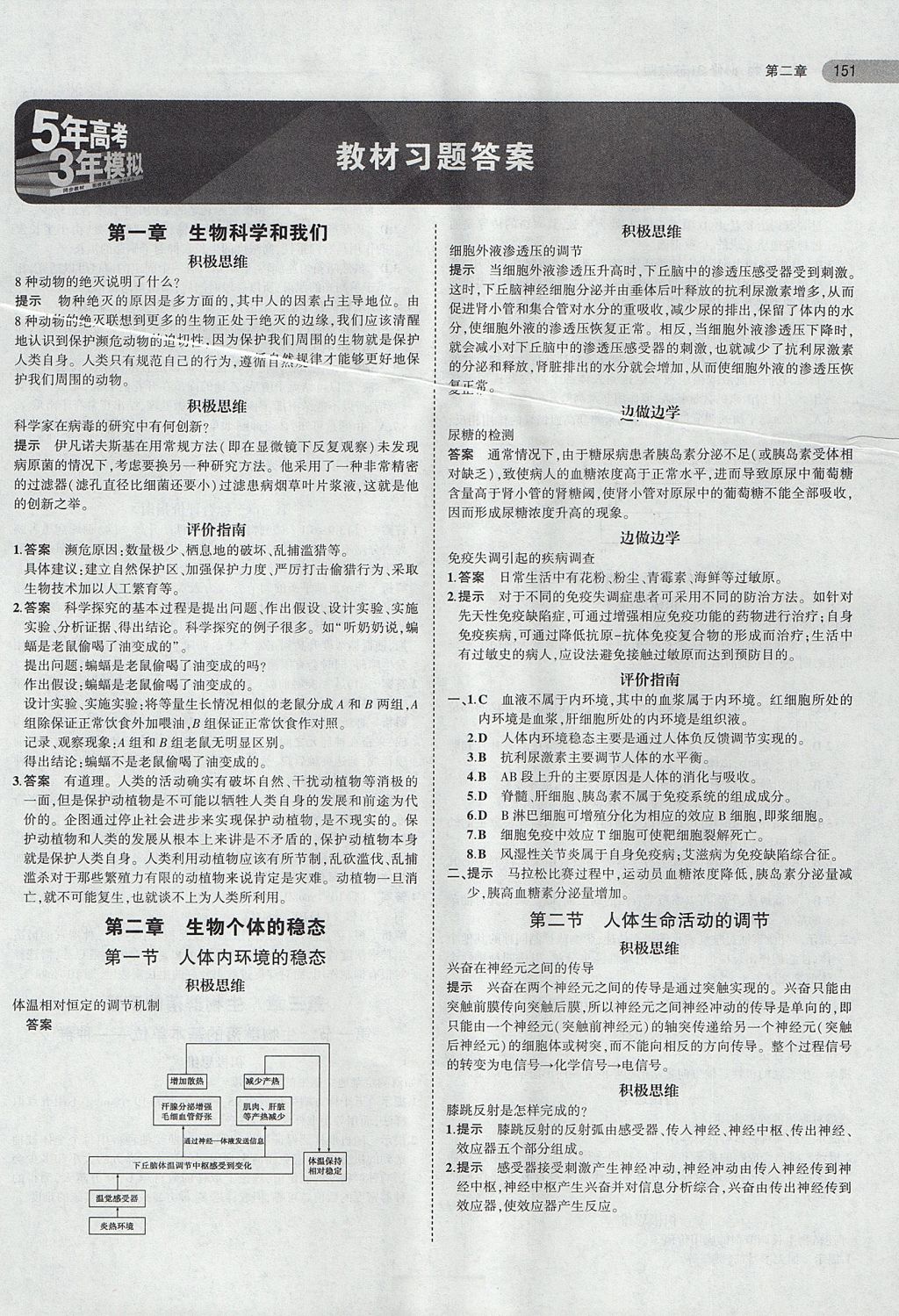 2018年课本苏教版高中生物必修3 第1页