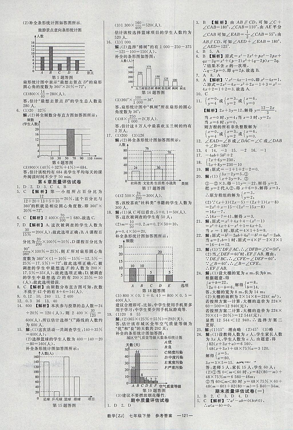 2018年全效學(xué)習(xí)七年級(jí)數(shù)學(xué)下冊(cè)浙教版光明日?qǐng)?bào)出版社 第22頁(yè)