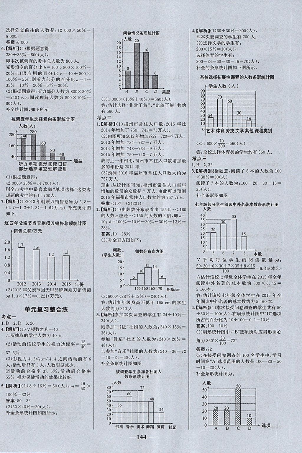 2018年世紀(jì)金榜百練百勝六年級(jí)數(shù)學(xué)下冊(cè)魯教版五四制 第16頁