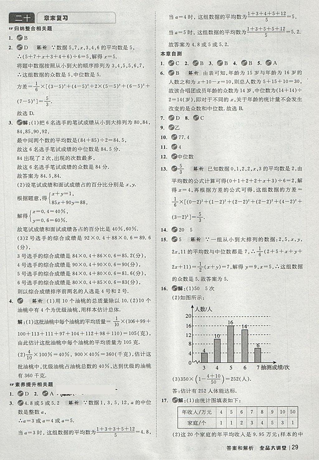 2018年全品大講堂初中數(shù)學(xué)八年級下冊人教版 第29頁