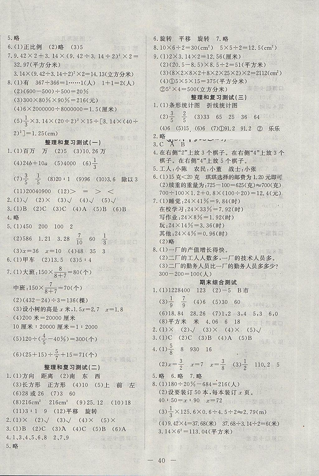 2018年學考A加同步課時練六年級數(shù)學下冊人教版 第8頁