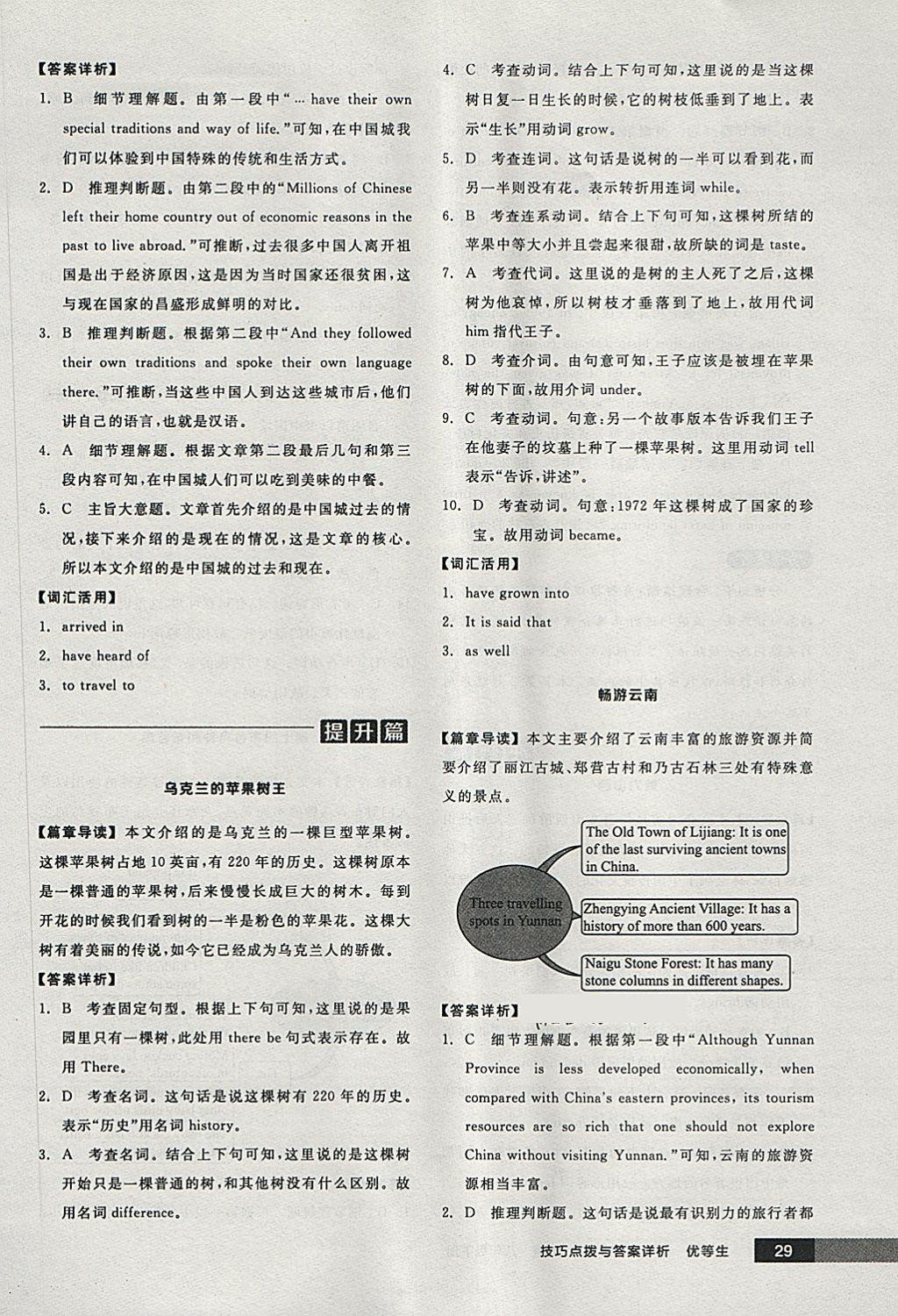 2018年全品优等生完形填空加阅读理解八年级英语下册外研版 第29页