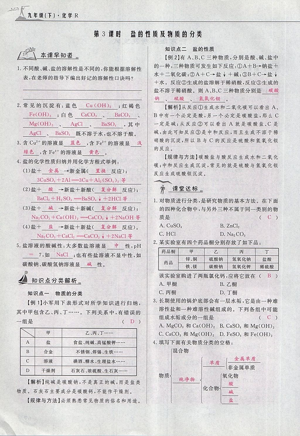 2018年五州圖書超越訓練九年級化學下冊人教版 第129頁