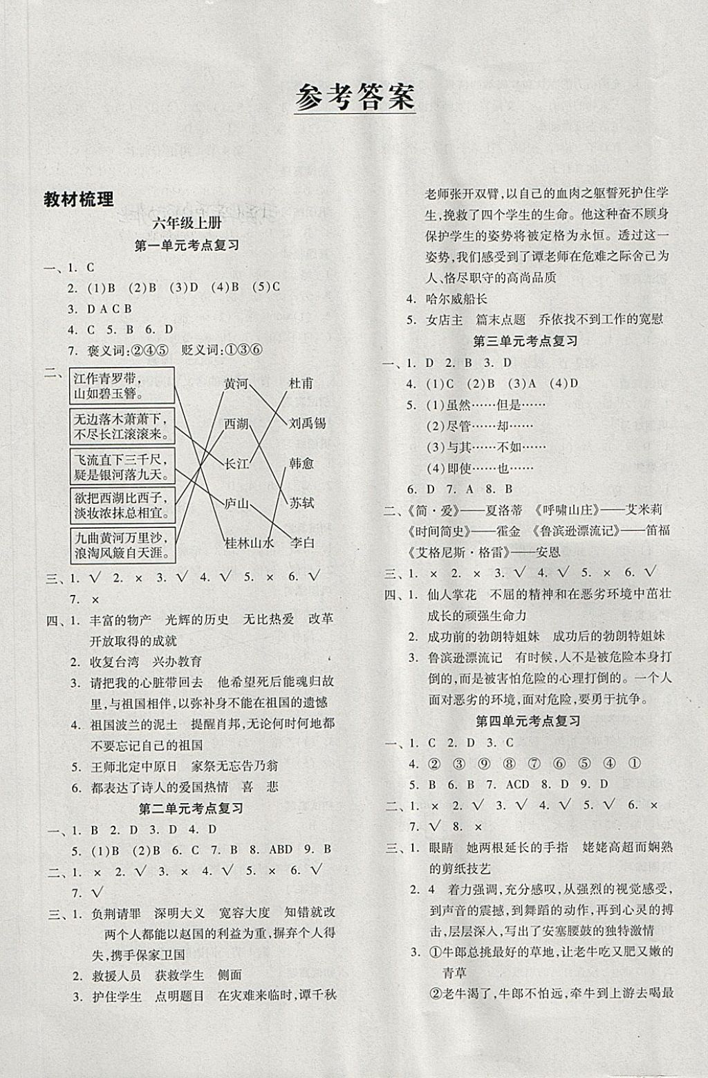 2018年全品小学总复习教程语文苏教版 第1页