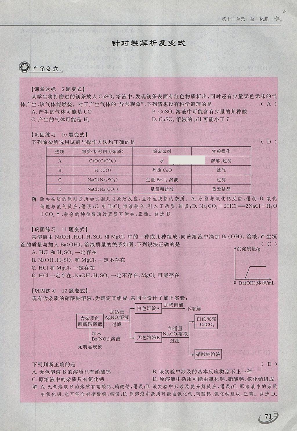 2018年五州圖書超越訓練九年級化學下冊人教版 第132頁